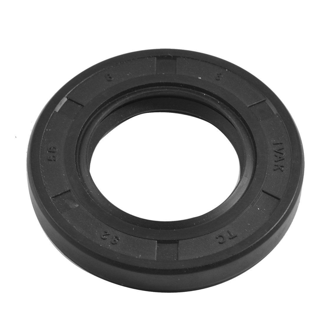 Black Nitrile Rubber Double Lip Oil Shaft Seal TC 32mm x 56mm x 8mm