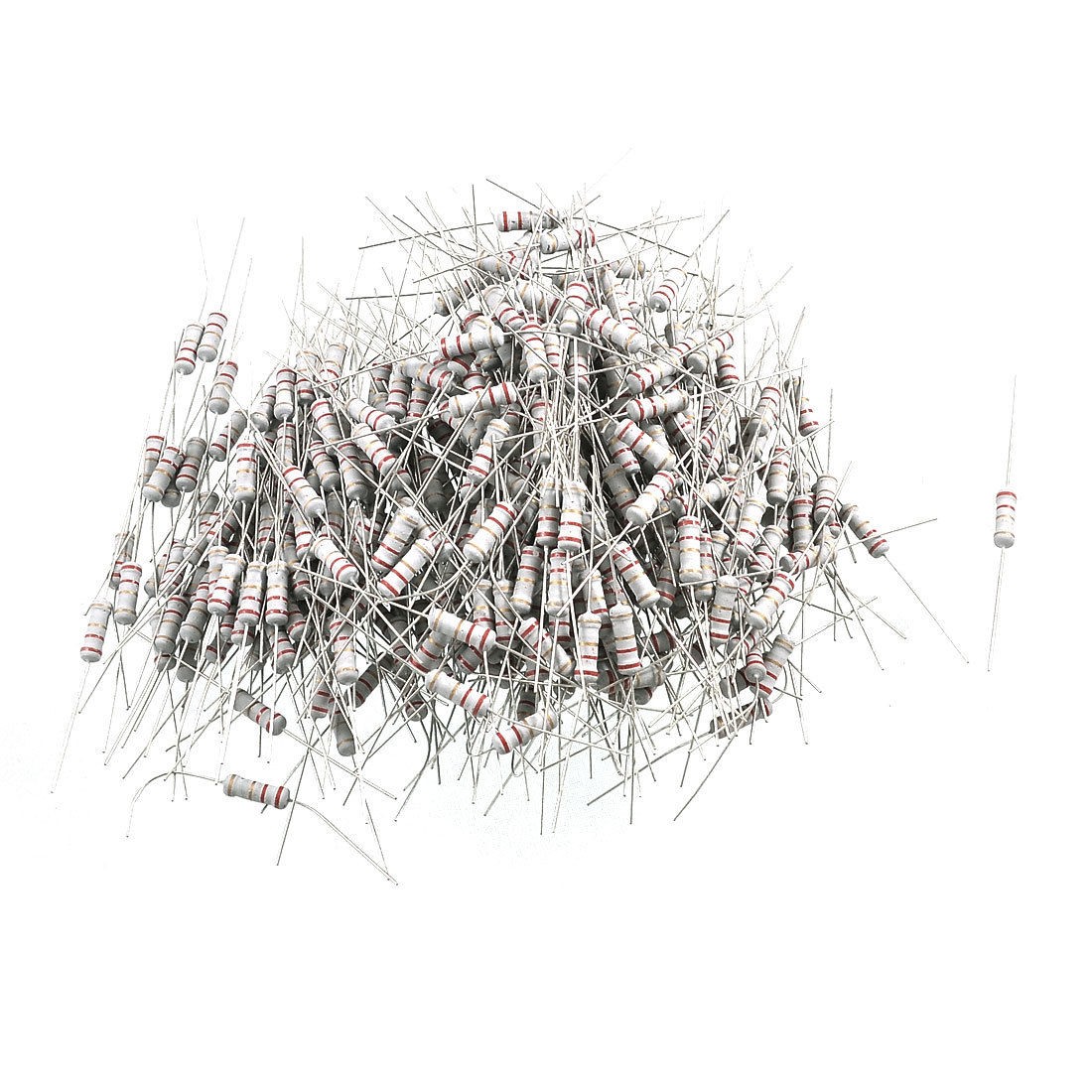 350V 1W Watt 2 Ohm 5% Axial Carbon Film Resistor 400 Pcs