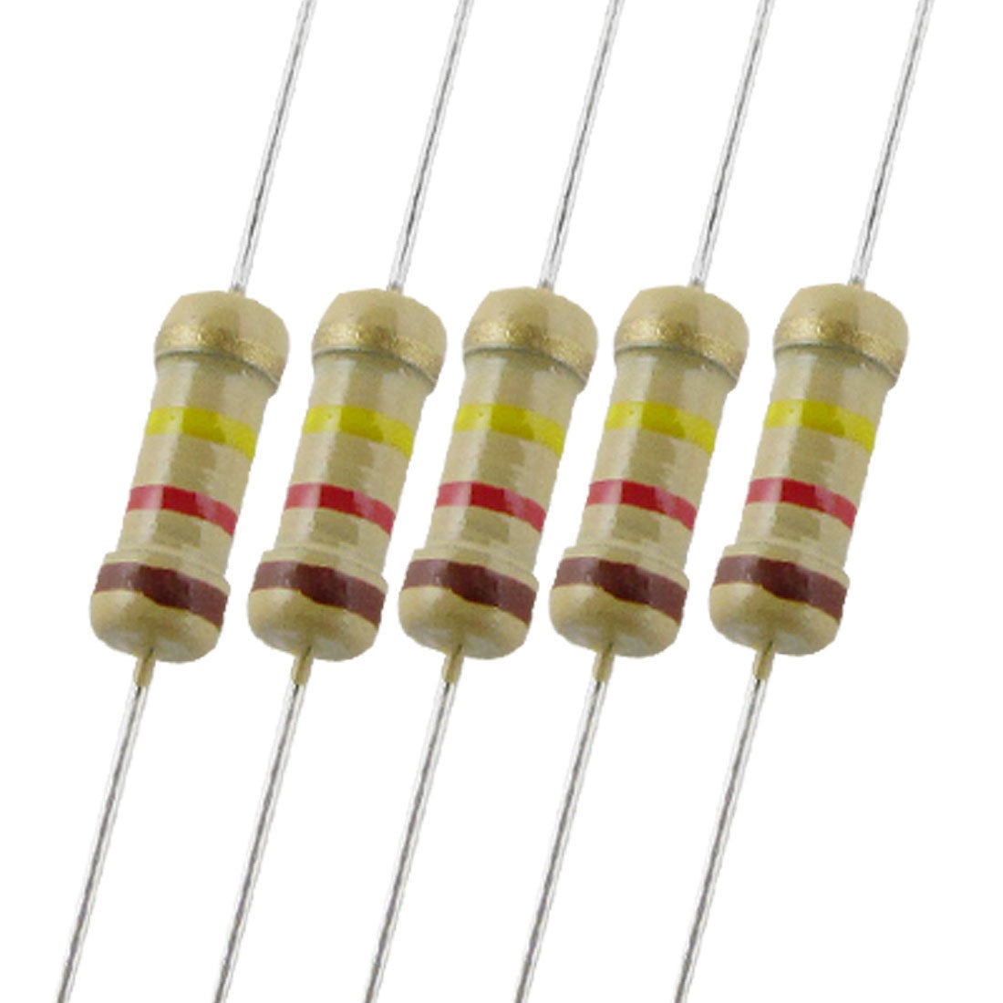 1 2W 120K Ohm 5 Axial Carbon Film Resistors 2000 Pcs