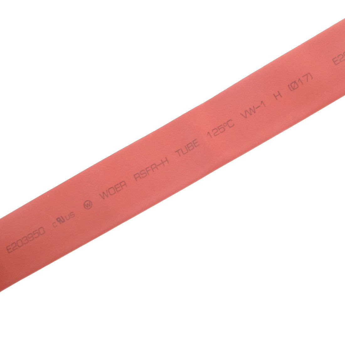17mm Dia Heat Shrinkable Tube Shrink Tubing 8M 26 2ft Red