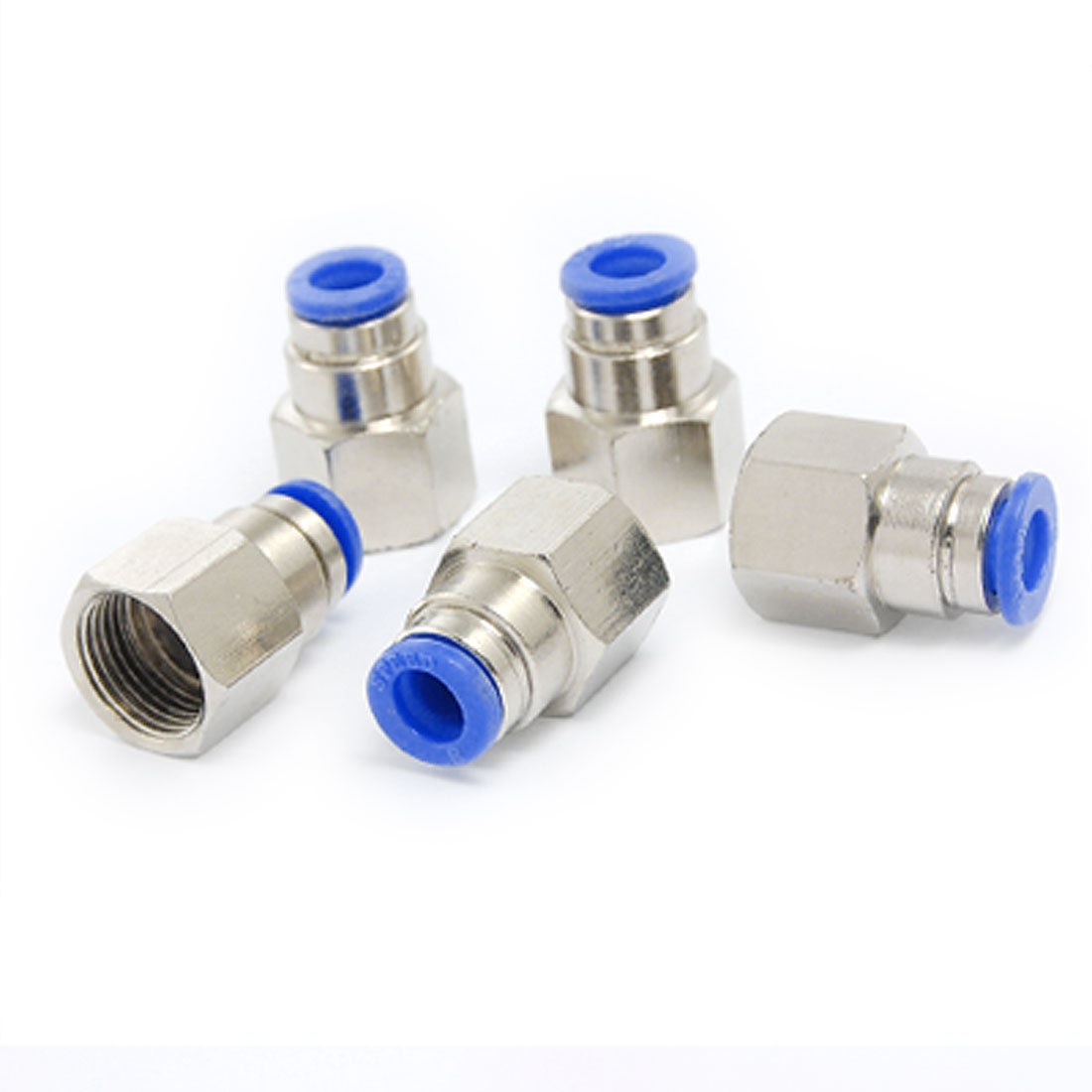 8mm x 16mm Thread Quick Joint Pneumatic Fittings 5 Pcs