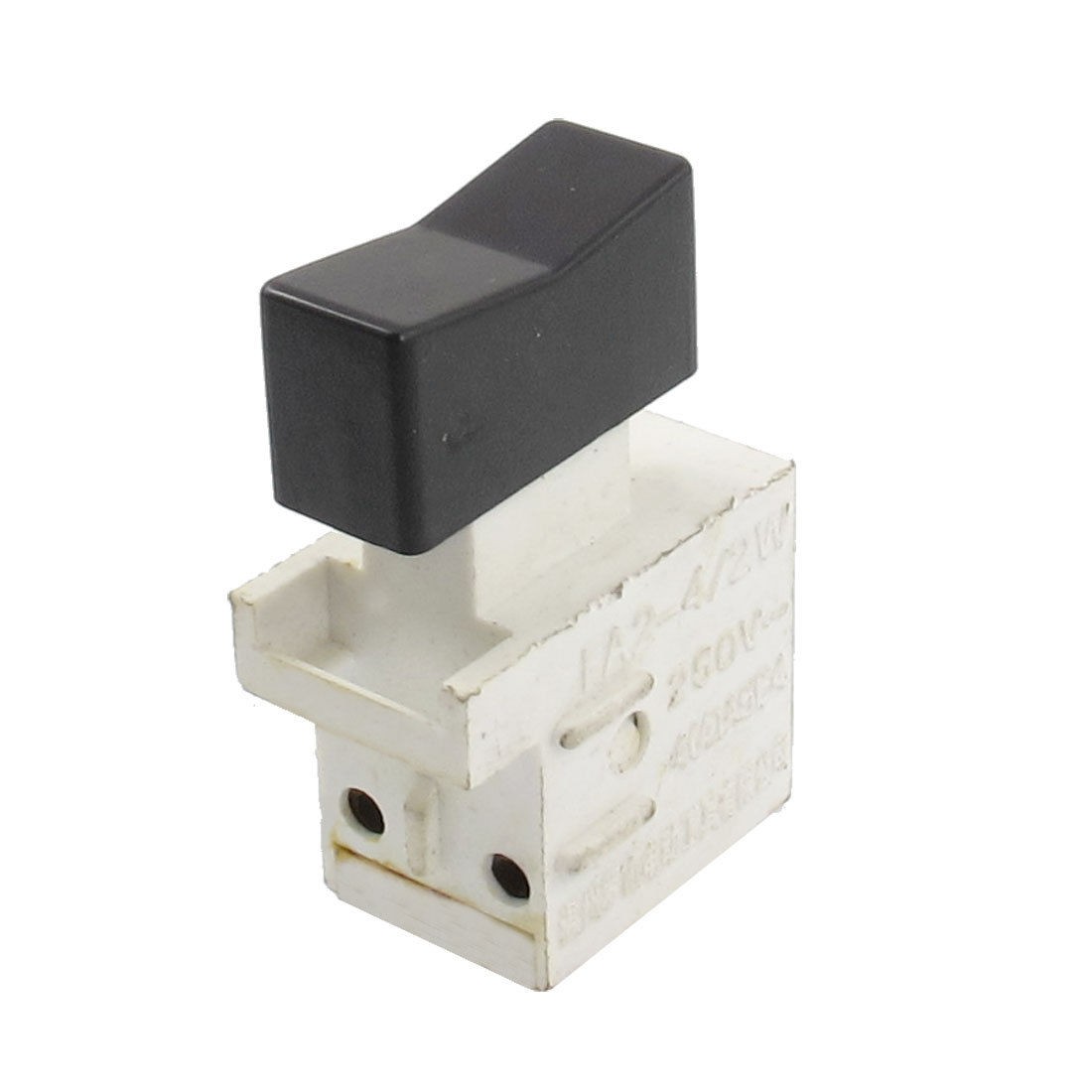 AC 250V 4A Momentary DPST NO White Case Electric Tool Trigger Switch