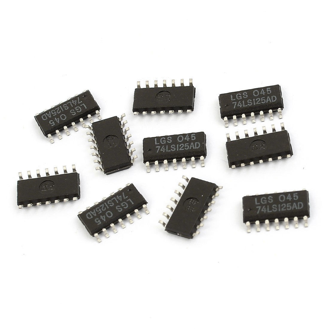 10 Pcs 74LS125 SOP 14 3 State Quadruple Bus Buffer Gates IC Chip