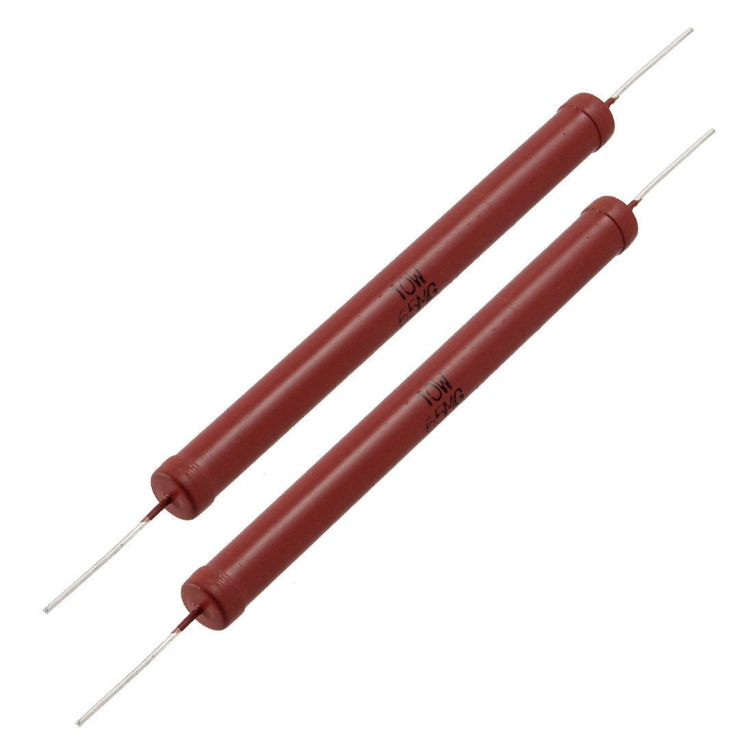 2 x 10W Power Rating 65m Ohm 2 Glass Glaze High Voltage Resistor