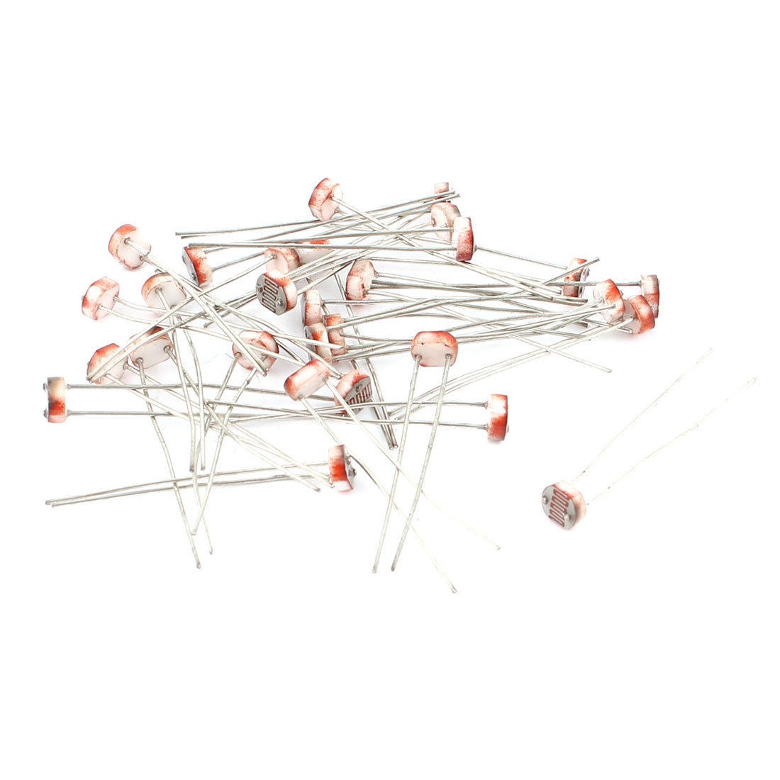 30 Pieces Photoresistor GL5528 LDR Photo Resistors Light Dependant Resistor 5mm