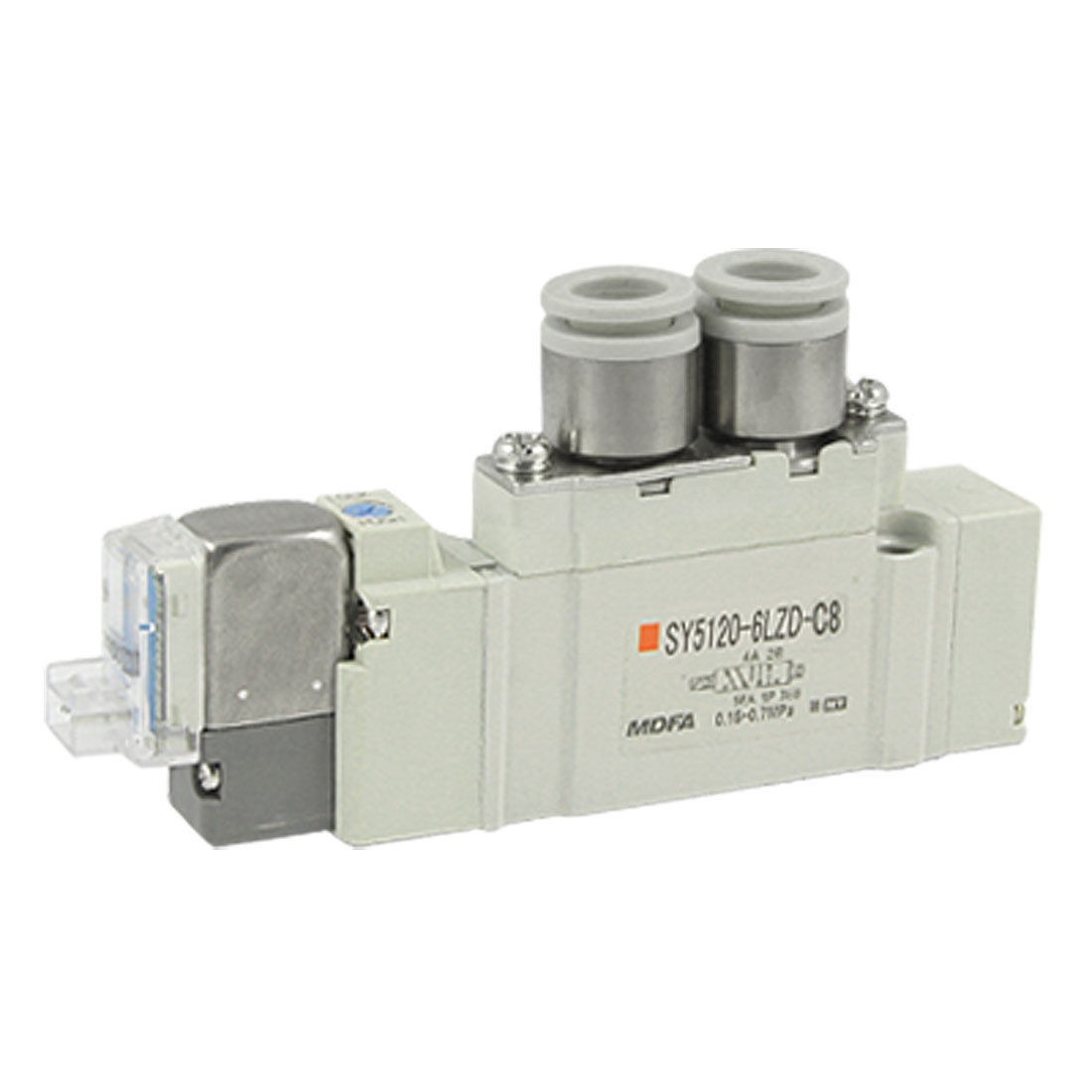 SY5120 6LZD C8 L Plug Connector 5 Port Solenoid Valve