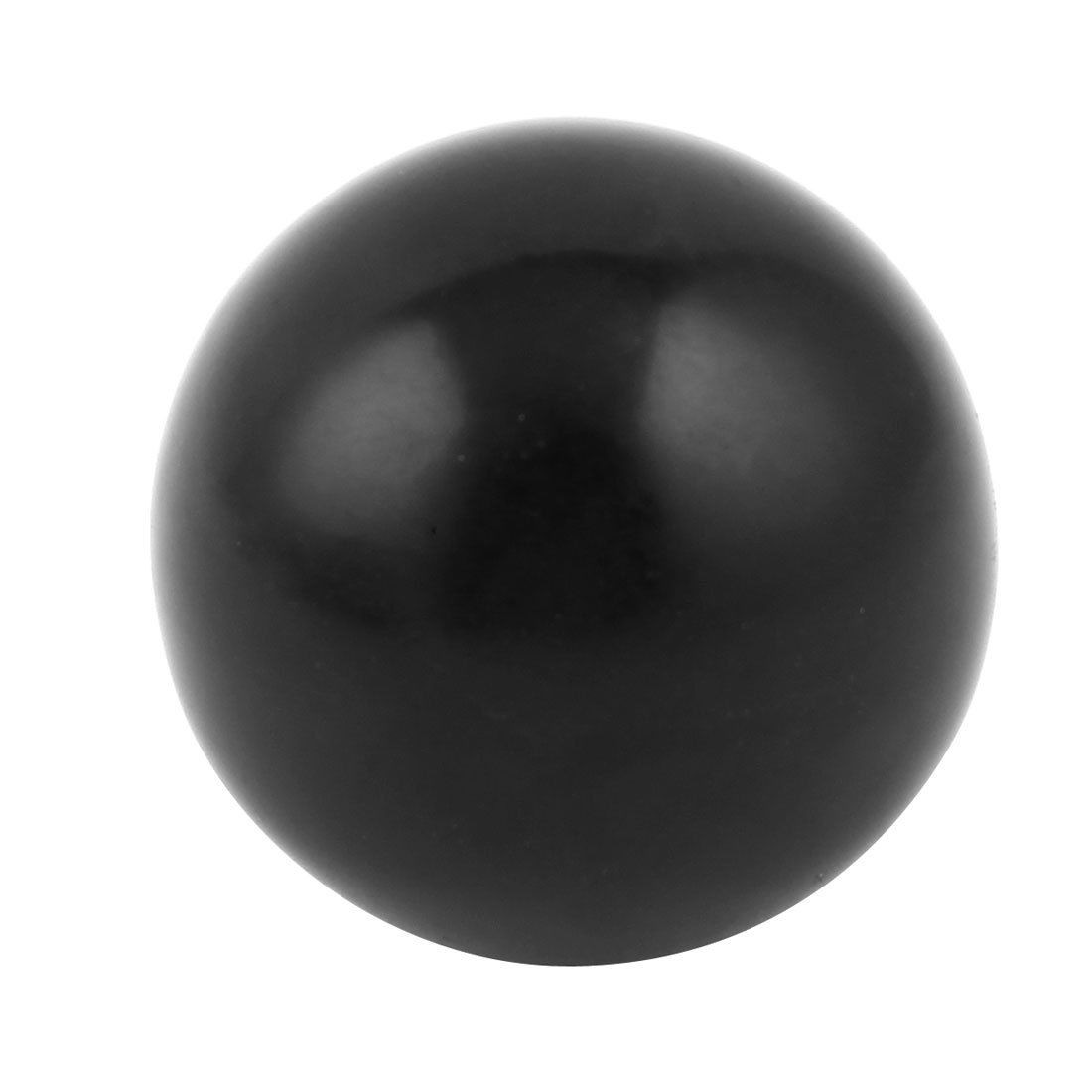 M14X43MM Thread Black Round Plastic 50mm Diameter Ball Lever Knob