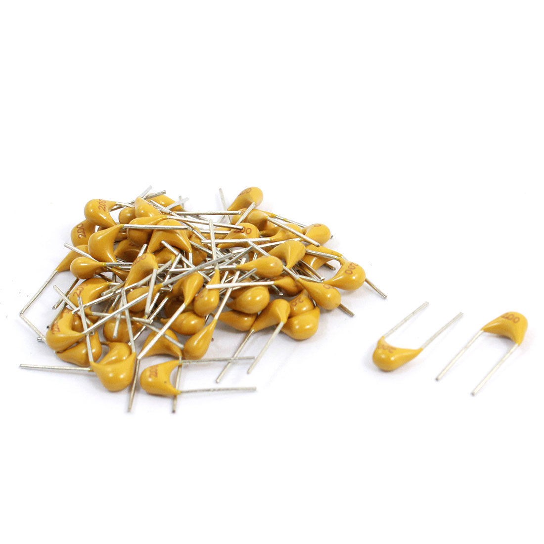 20pf AC 50V 2 Pin Radial Lead Multilayer Ceramic Chip Capacitors 60pcs