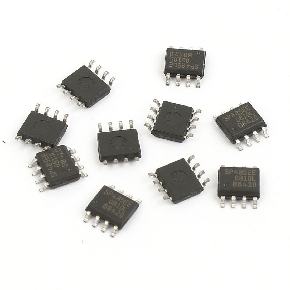 10 Pcs SP485EEN SOP-8 Enhanced Low Power Half-Duplex RS-485 Transceivers IC