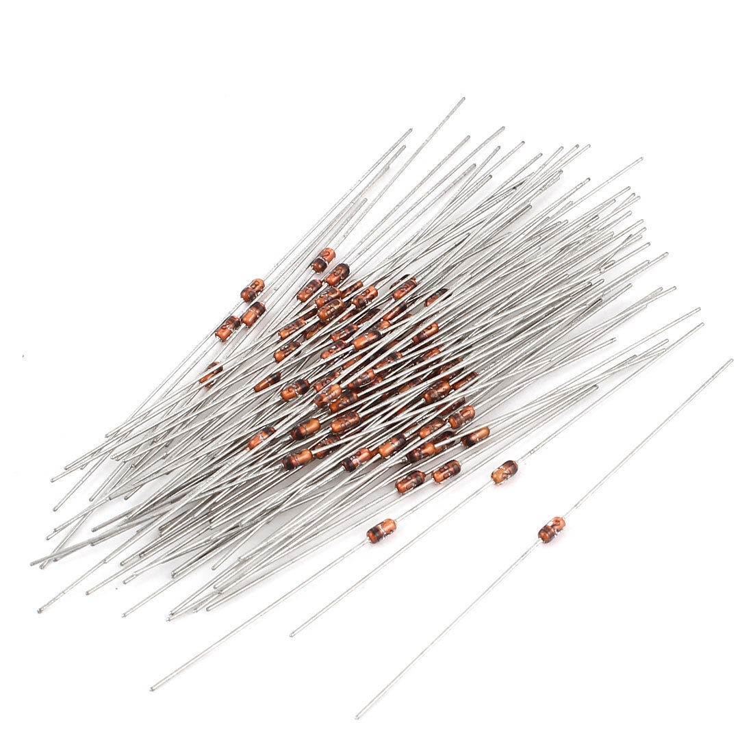 80 Pcs Axial Lead Zener Diodes Voltage Regulator 1 2W 2V