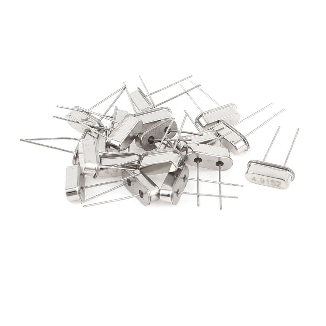 20 Pieces 4 9152MHz 4 9152M Passive Quartz Crystal Oscillator Silver Tone HC 49S