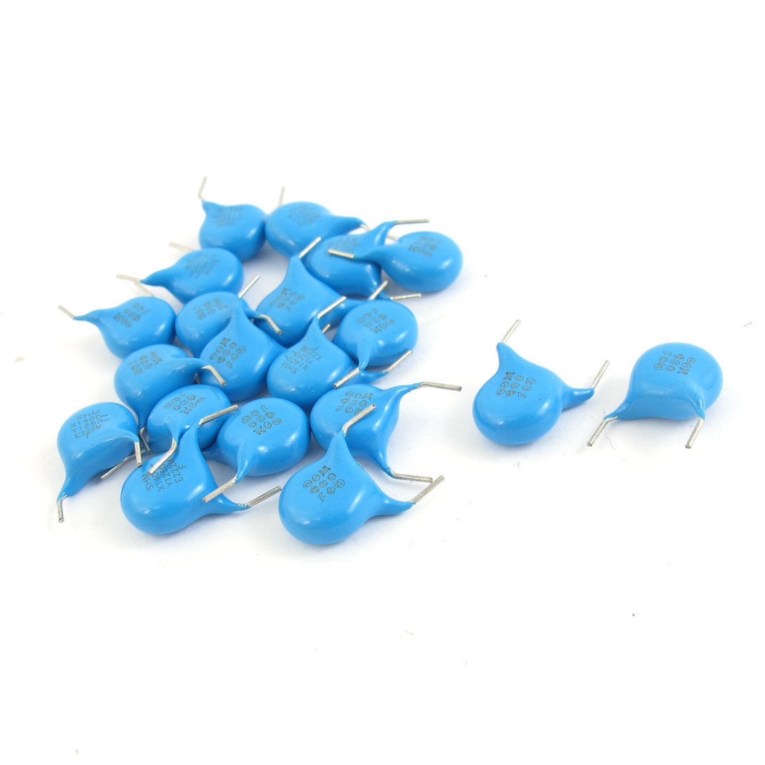 20pcs 1250V 2 2nF Through Hole Mounting Ceramic Disc Capacitors