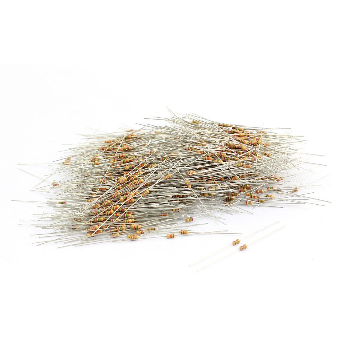 1000pcs 75KOHM 5 Tolerance 1 6W Axial Lead Fixed Carbon Film Resistor