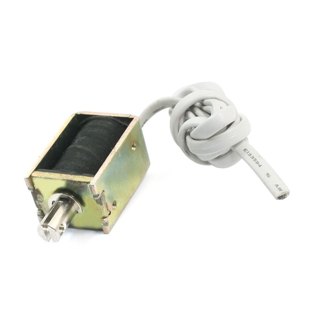 DC15V 0 83A 12 45W 500g 5mm Push Type Open Frame Solenoid Electromagnet