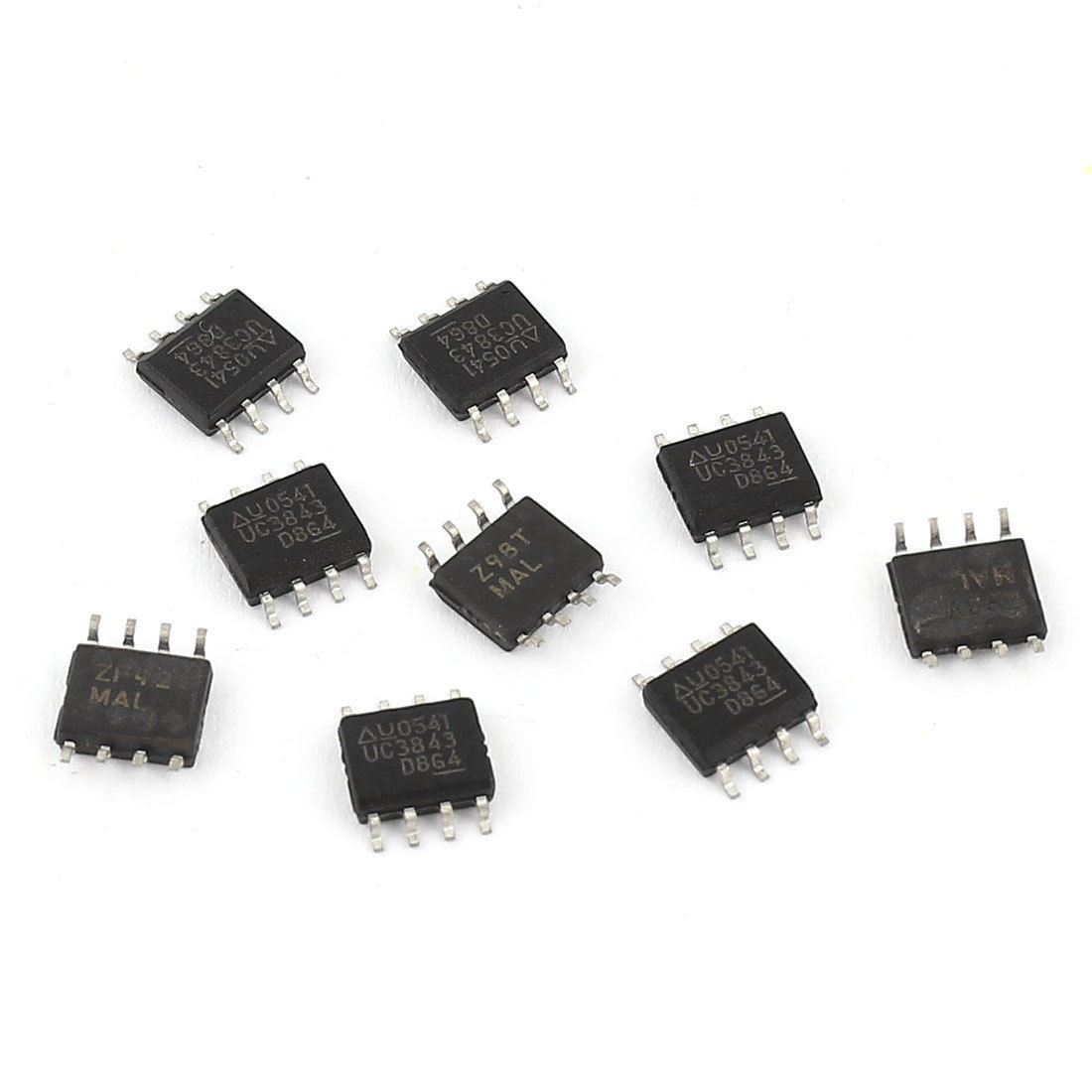 10 Pcs UC3843 SOP-8 Current Mode PWM Controller IC