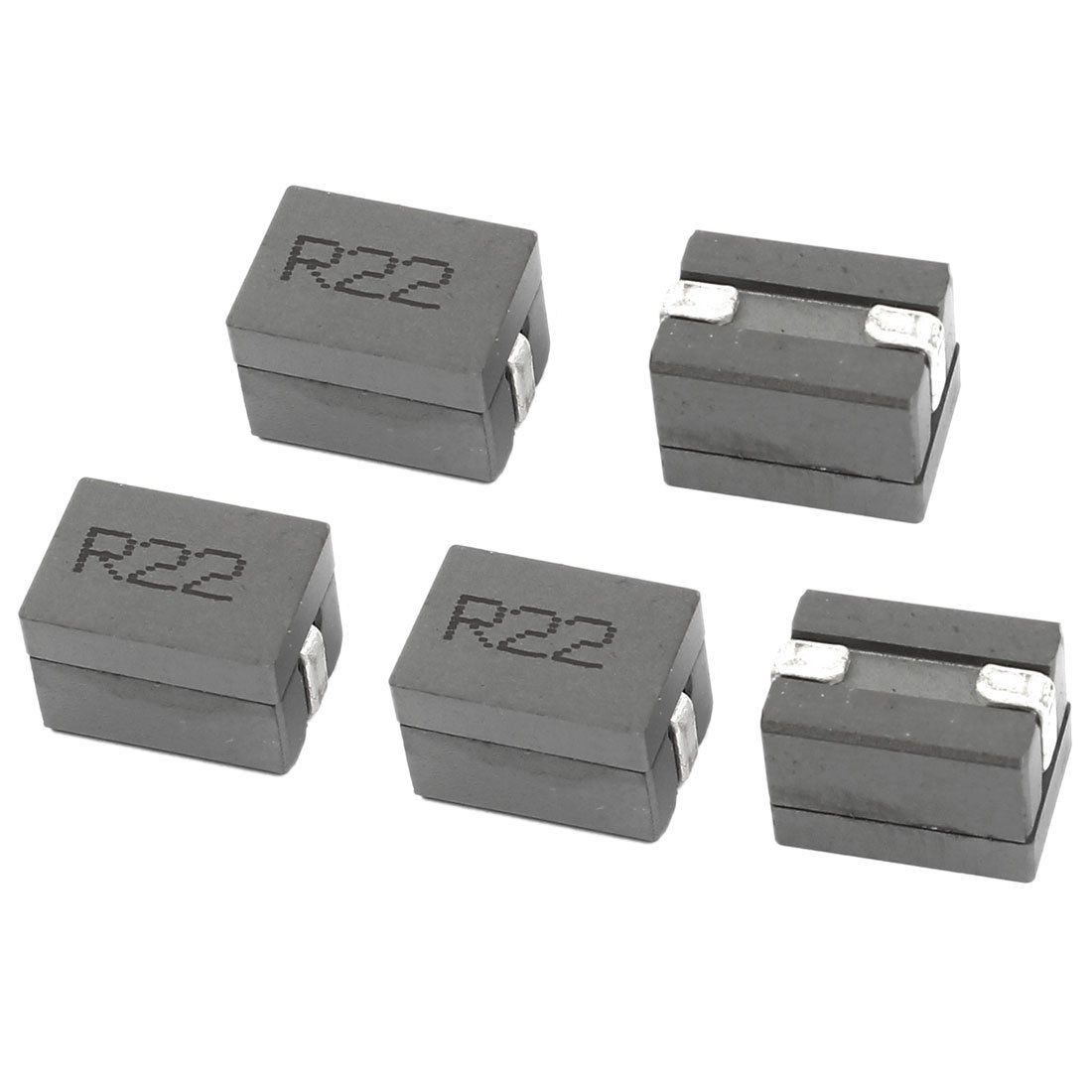 5 Pcs 1070 R22 0 22UH Inductance Surface Mounted SMD Power Inductor 10mmx7mmx7mm