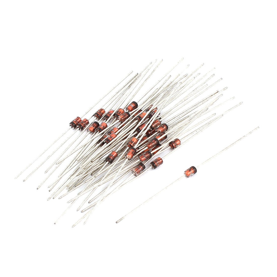 40 Pcs Axial Lead do 41 Zener Diodes Voltage Regulator 1N4731 1W 4 3V