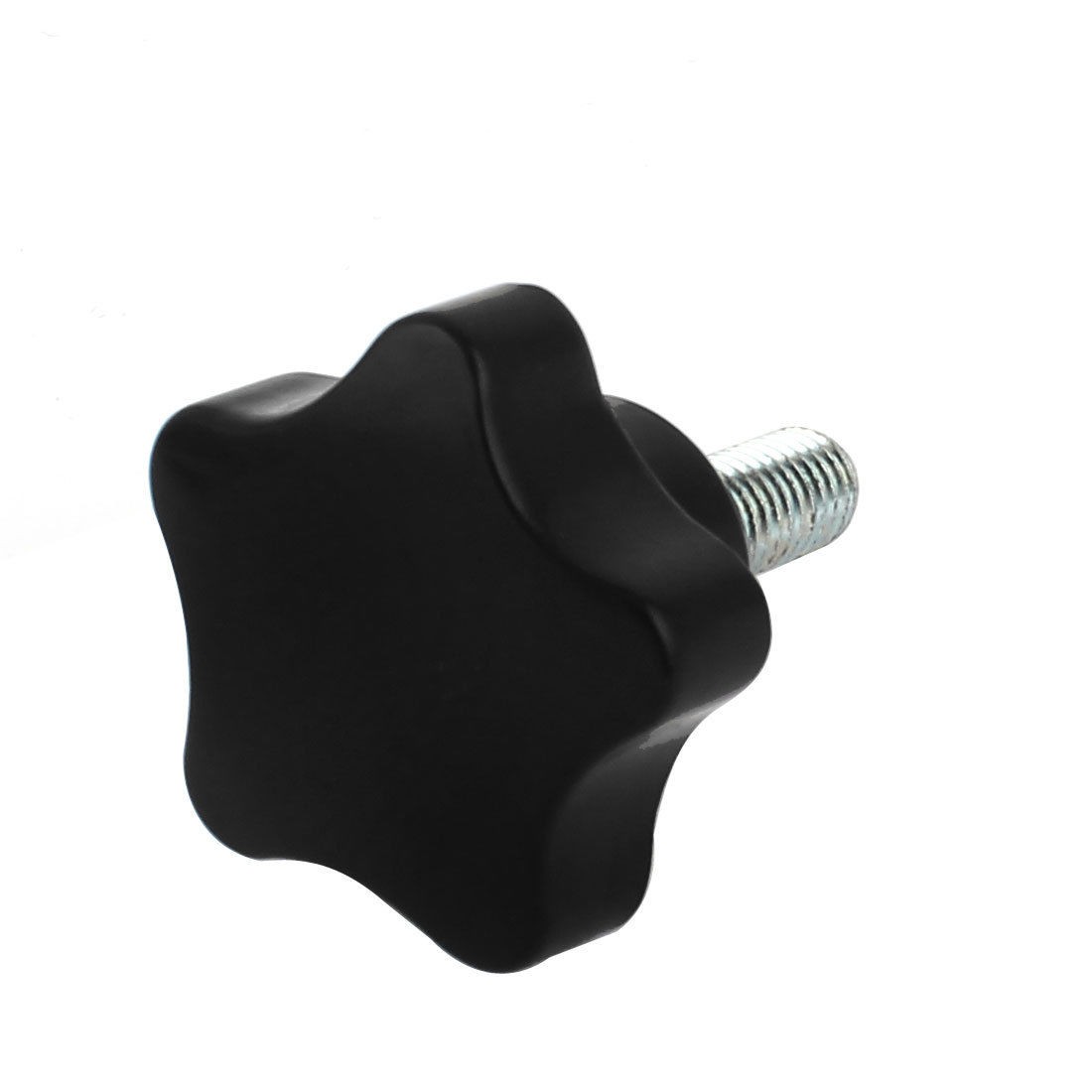 Spare Part 10mm x 25mm Screw on Type Clamping Star Knob Grip 58mm Long Black