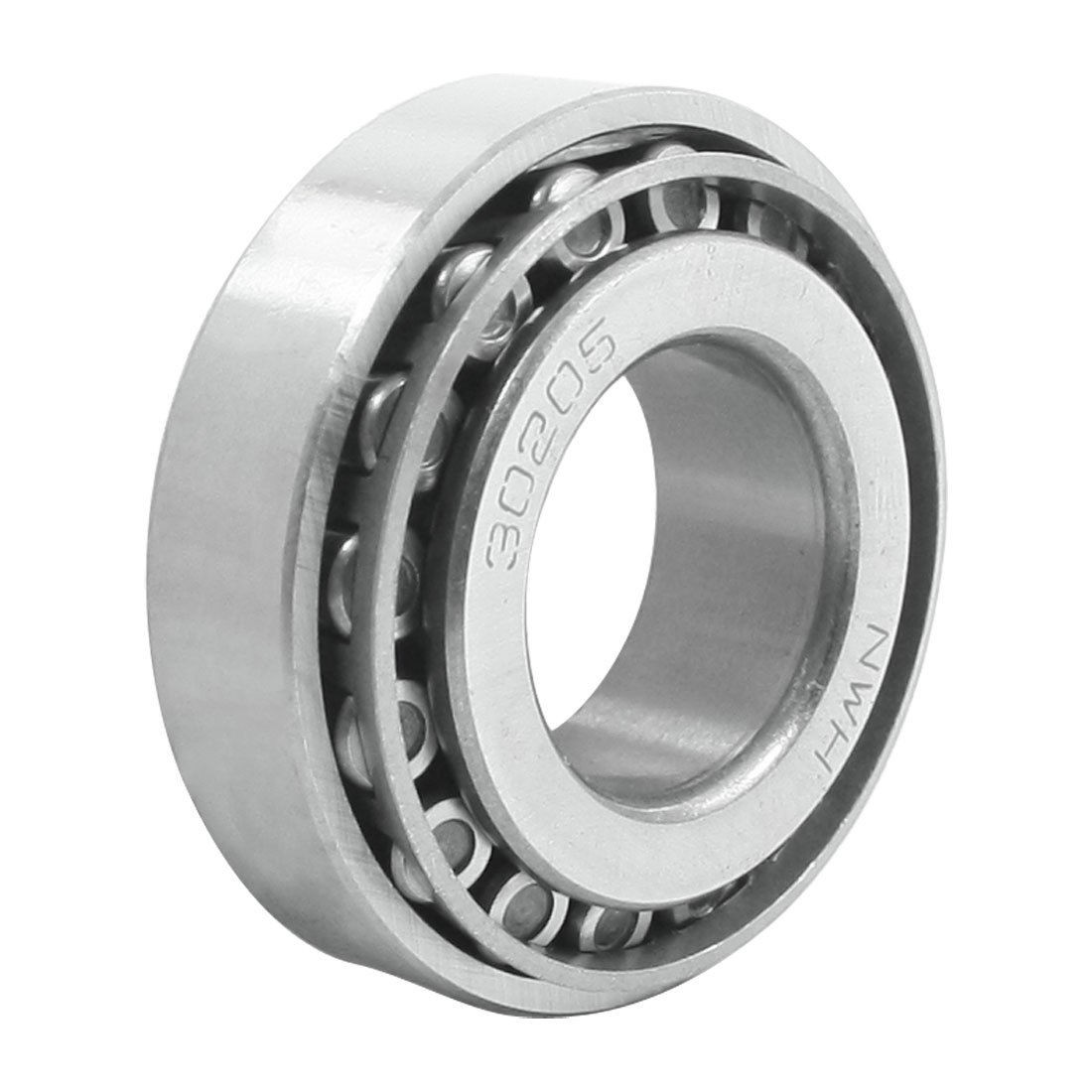 25mm Bore Dia 52mm OD 16 5mm Thickness Tapered Roller Bearing 30205