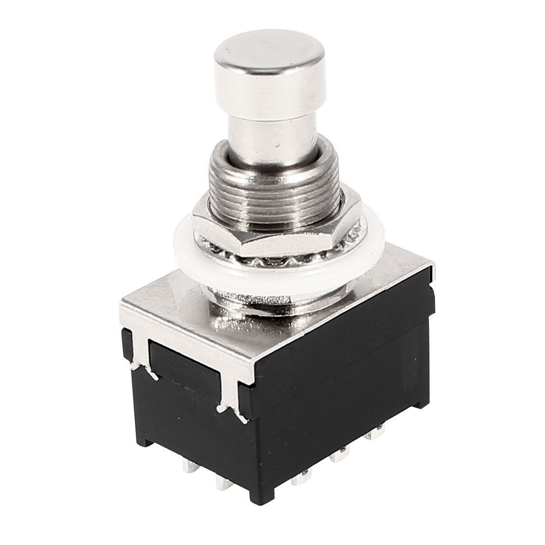 ST12P021 4PDT 12pin True Bypass Mod Guitar Effects Pedal Footswitch AC 125V 4A