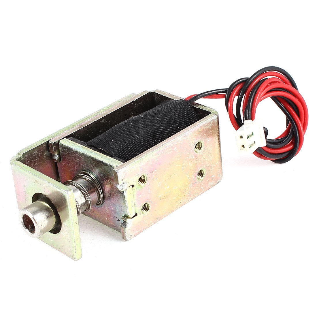 DC 12V 0 6A 6mm 200GF Pull Type Open Frame Linear Solenoid Electromagnet