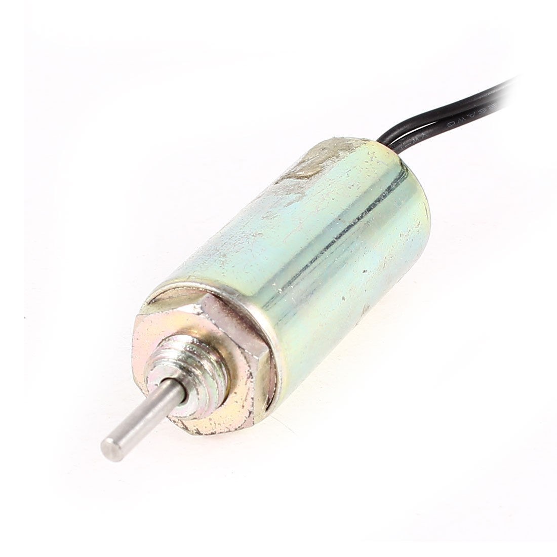 DC 12V 0.4A 3mm Stroke 2.5LB Force Push Pull Type Tubular Solenoid Electromagnet