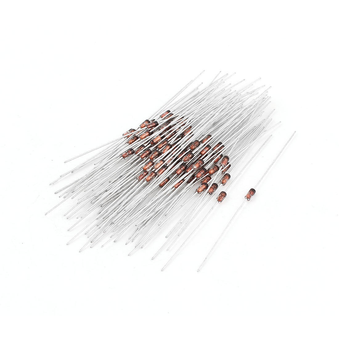 80 Pcs Axial Lead Zener Diodes Voltage Regulator 1 2W 3V