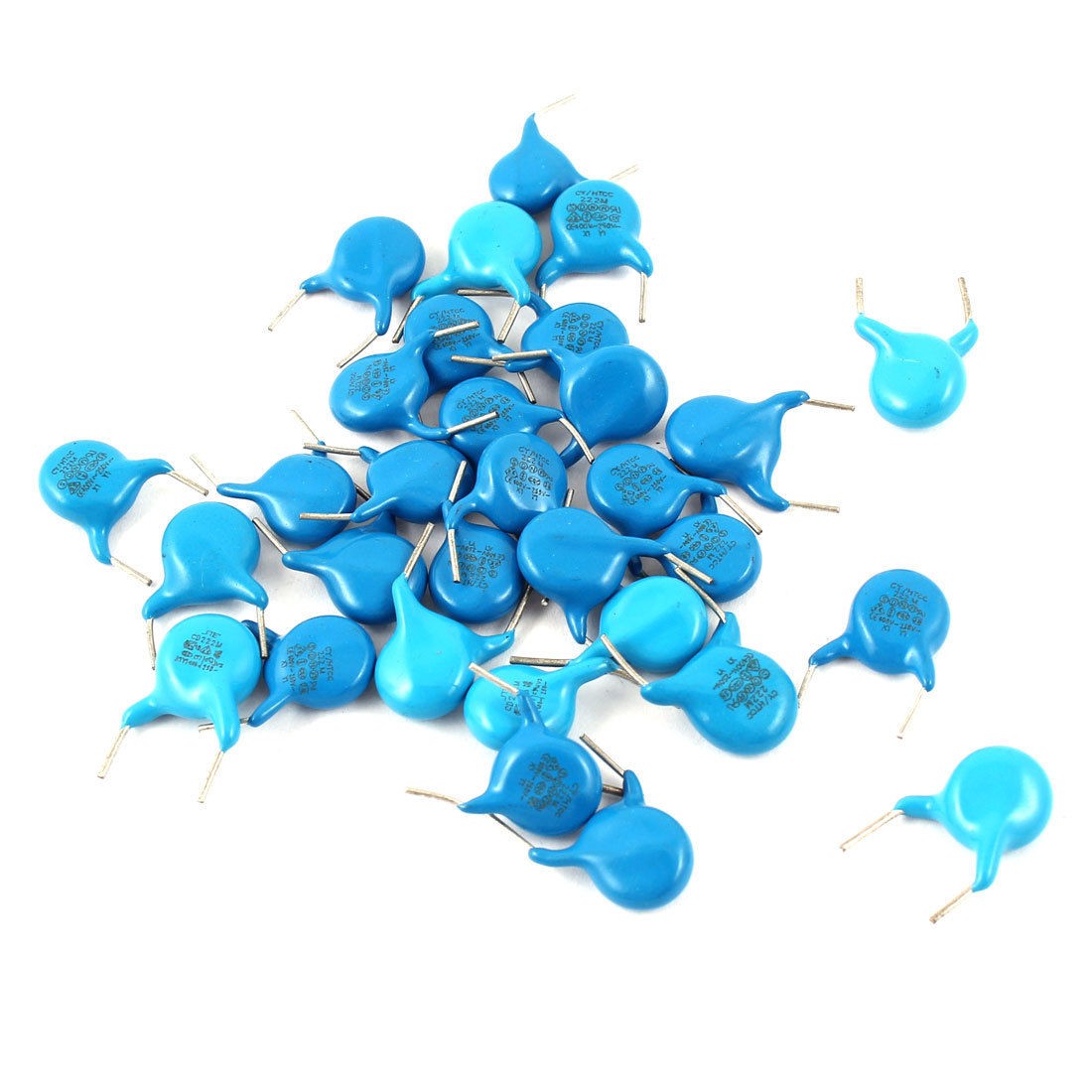 30 Pcs 222pF Through Hole DIP Ceramic Disc Capacitor 250V