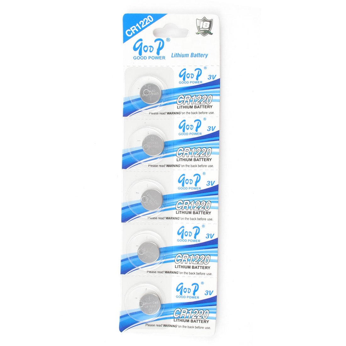 5X CR1220 Battery CR 1220 ECR1220 BR1220 3V Li ion Button Cell Watch Batteries