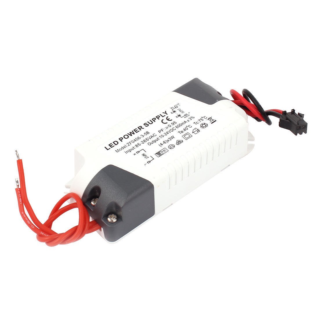 AC to DC Waterpoof Power Supply Driver Adapter Converter for 4 6 X3W LED Light