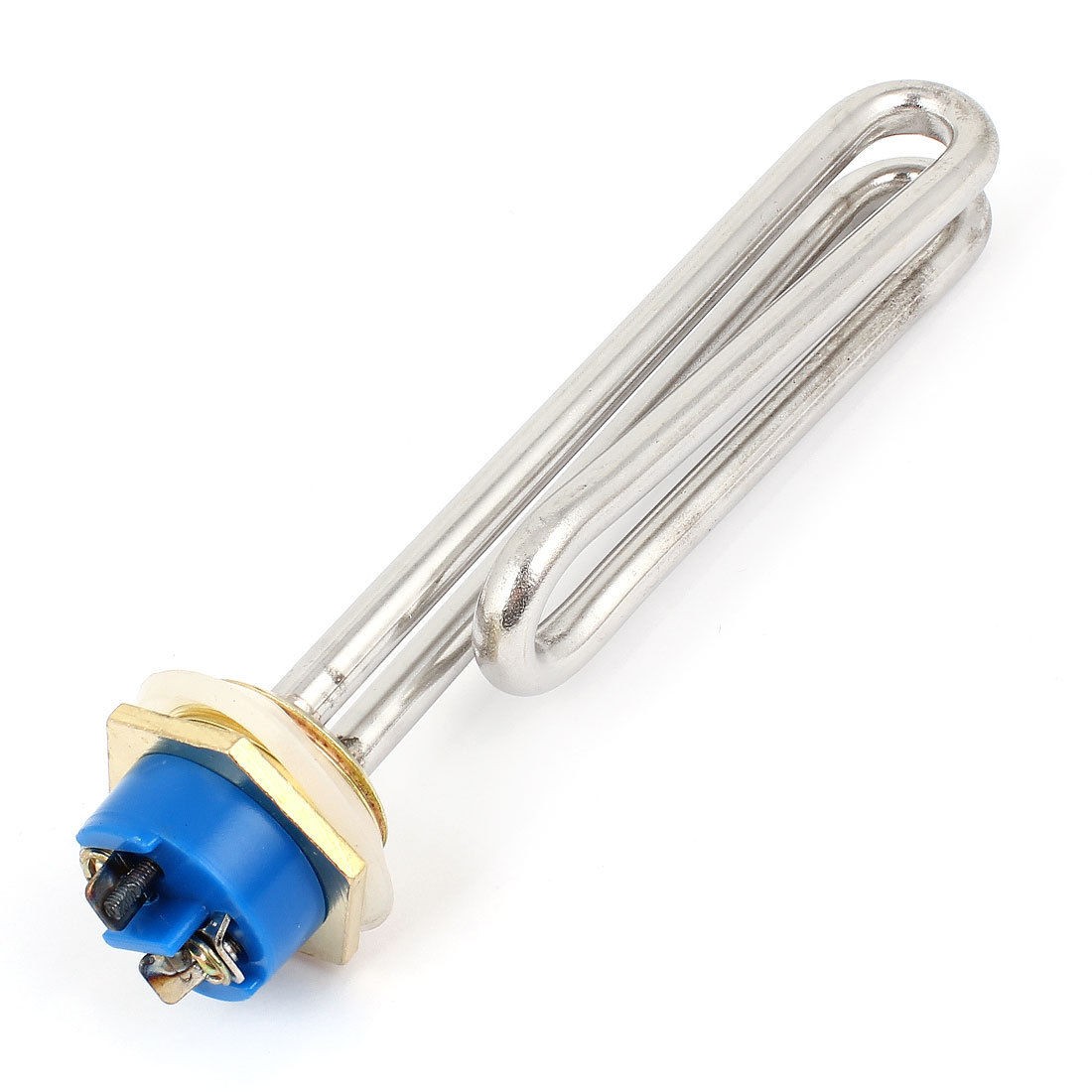 AC220V 2000W Metal Electric Heating Tube Water Heater Element Silver Tone