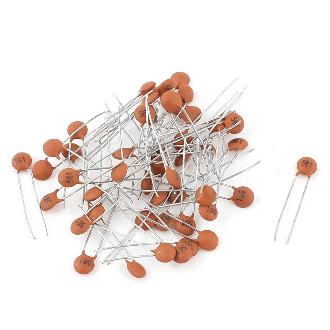 50pcs 560 PF 50V 10 Tol Electronic Components Ceramic Disc Capacitors