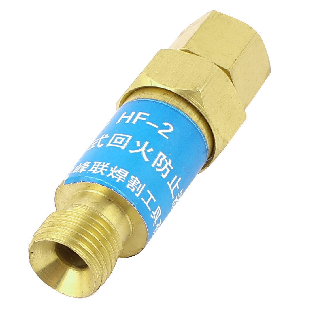 HF 2 Male to Female Thread Flashback Arrestor Gas Valve Adapter Regulator