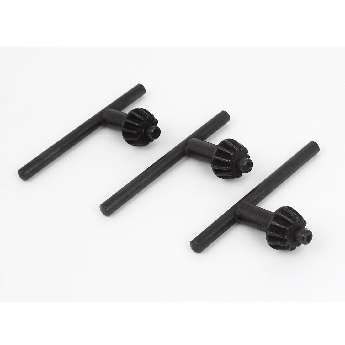 3 Pcs 8mm Dia Pilot 12 Teeth 17mm Dia Gear Drill Chuck Key Loosen Tighten Tool