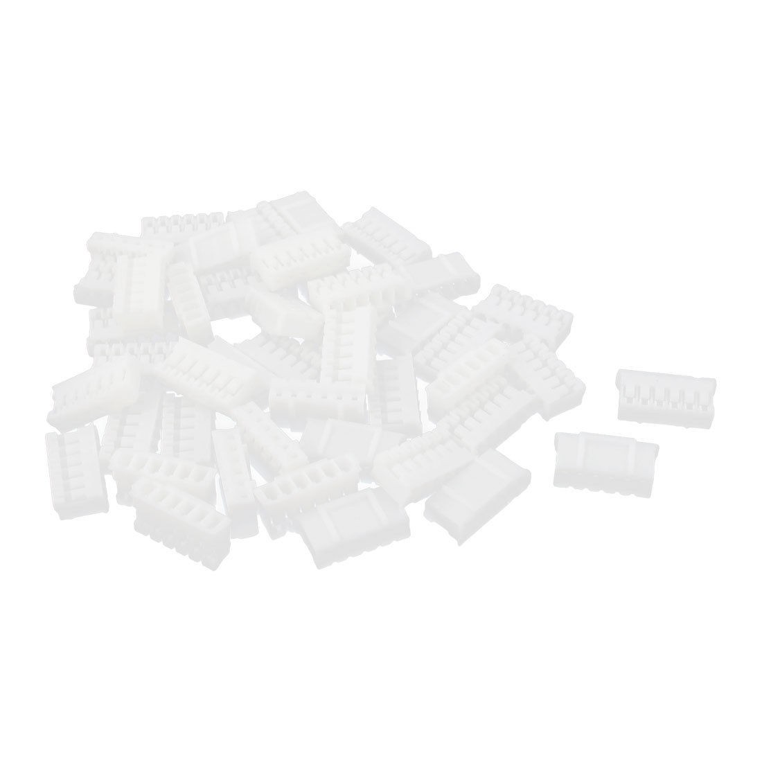 45pcs 2 0mm Pitch 6 Position 6P Ph Female Connector Housing White