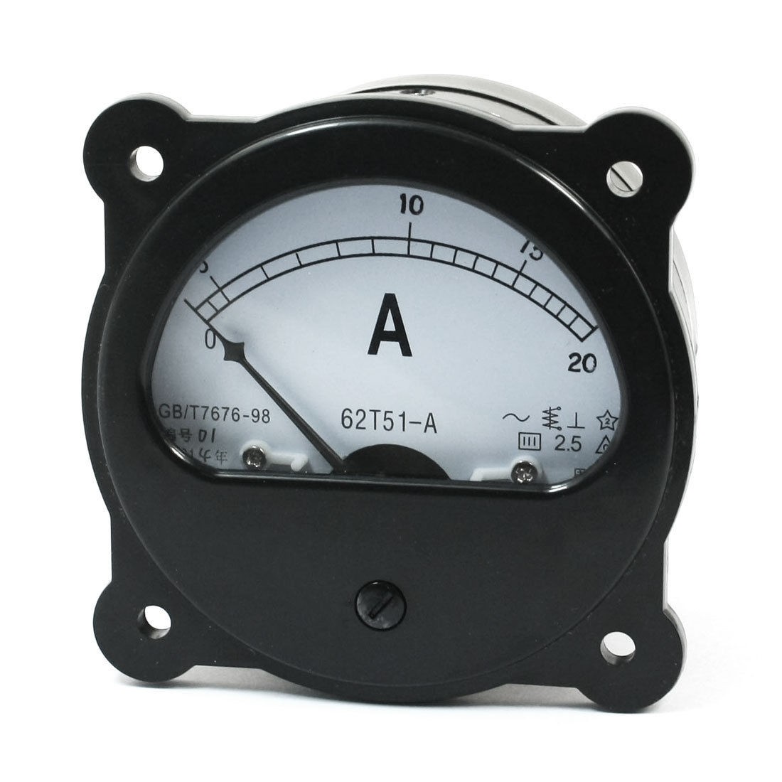 Analog Vertical Panel Ampere Meter Gauge Amperemeter AC 0 20A