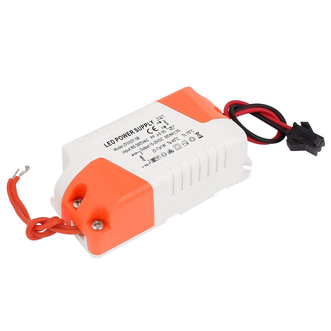 DC 15 25V AC 85 265V 5 7 x1W Waterproof LED Driver Power Supply Converter