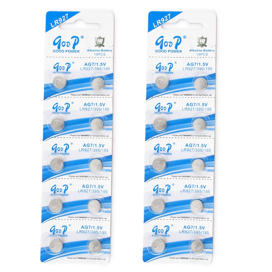 20x AG7 395A 926 LR927 SR927SW LR57 395 1 5V Alkaline Watch Button Cell Battery