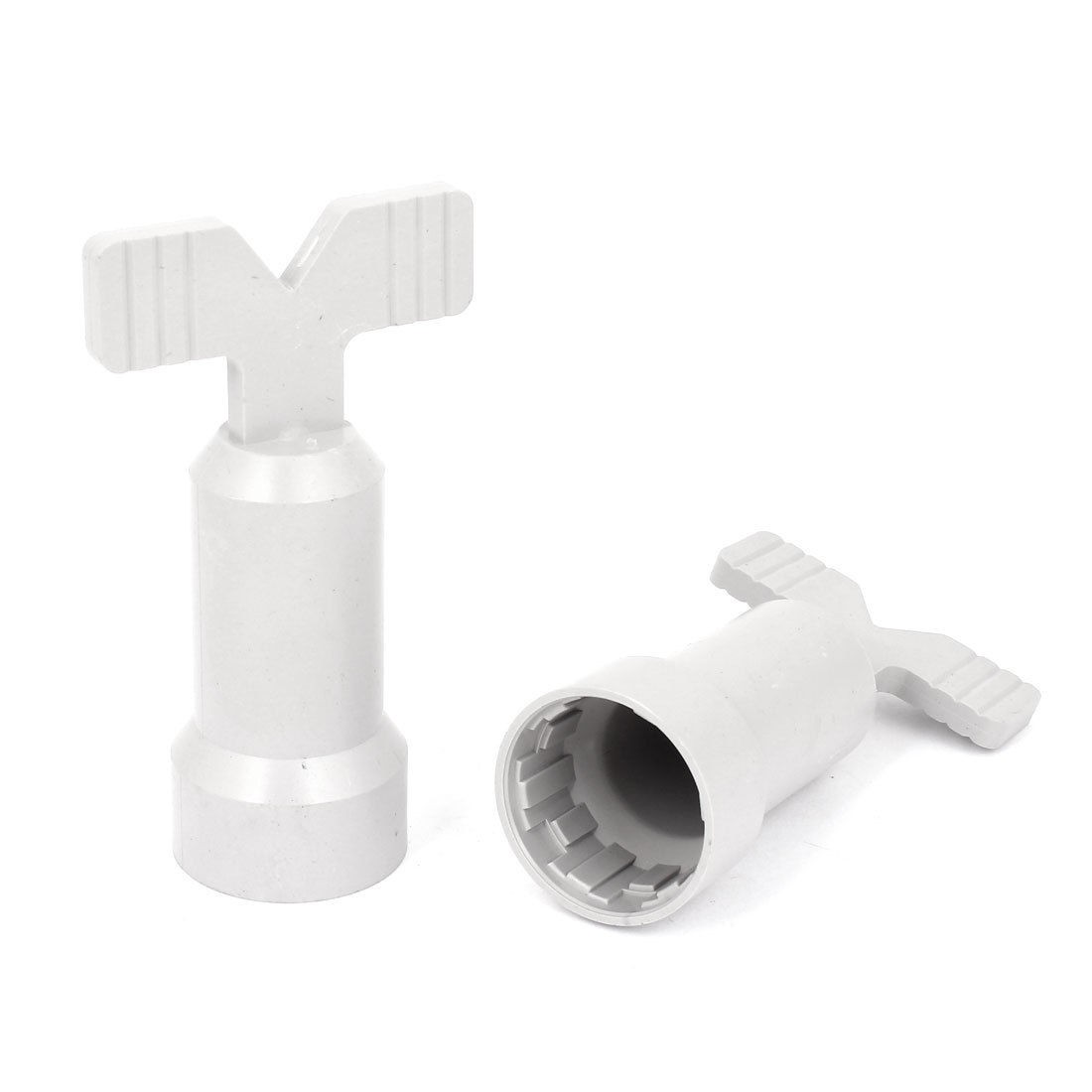 2 Pcs Gray Plastic Installation Wrench Tool for 22mm LA38 Push Button Switch