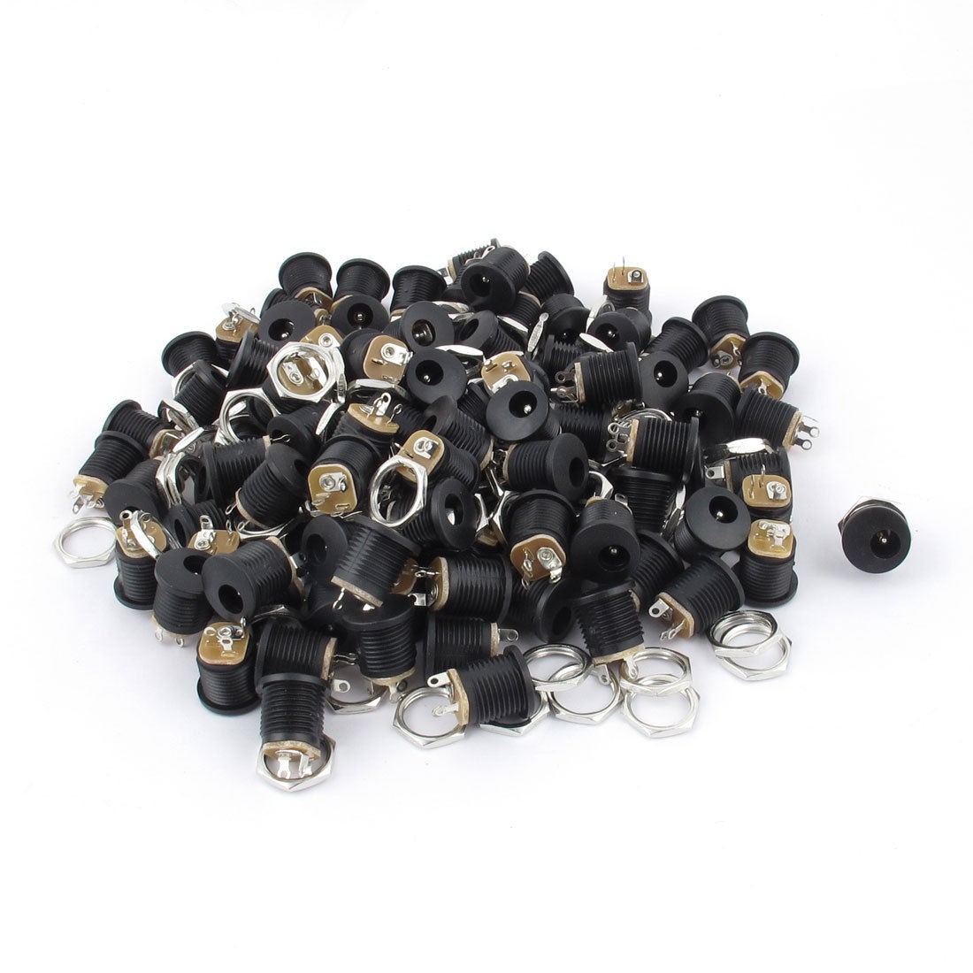 100pcs 2 1mm x 5 5mm DC Power Supply Jack Socket Connecor DC 022