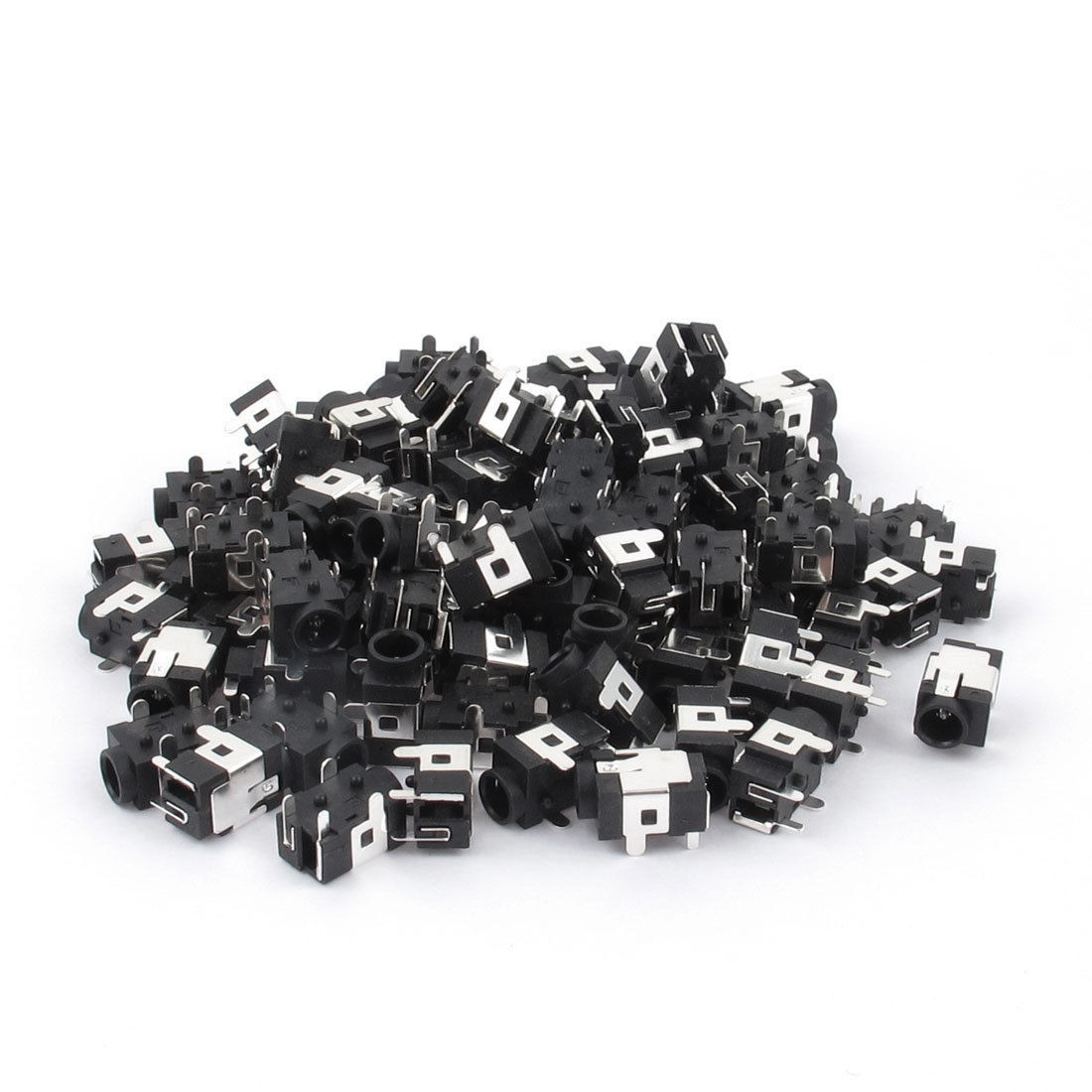 100pcs 3 5mm Female 4 Pole DIP PCB Mount DC Power Jack Connectors DC018