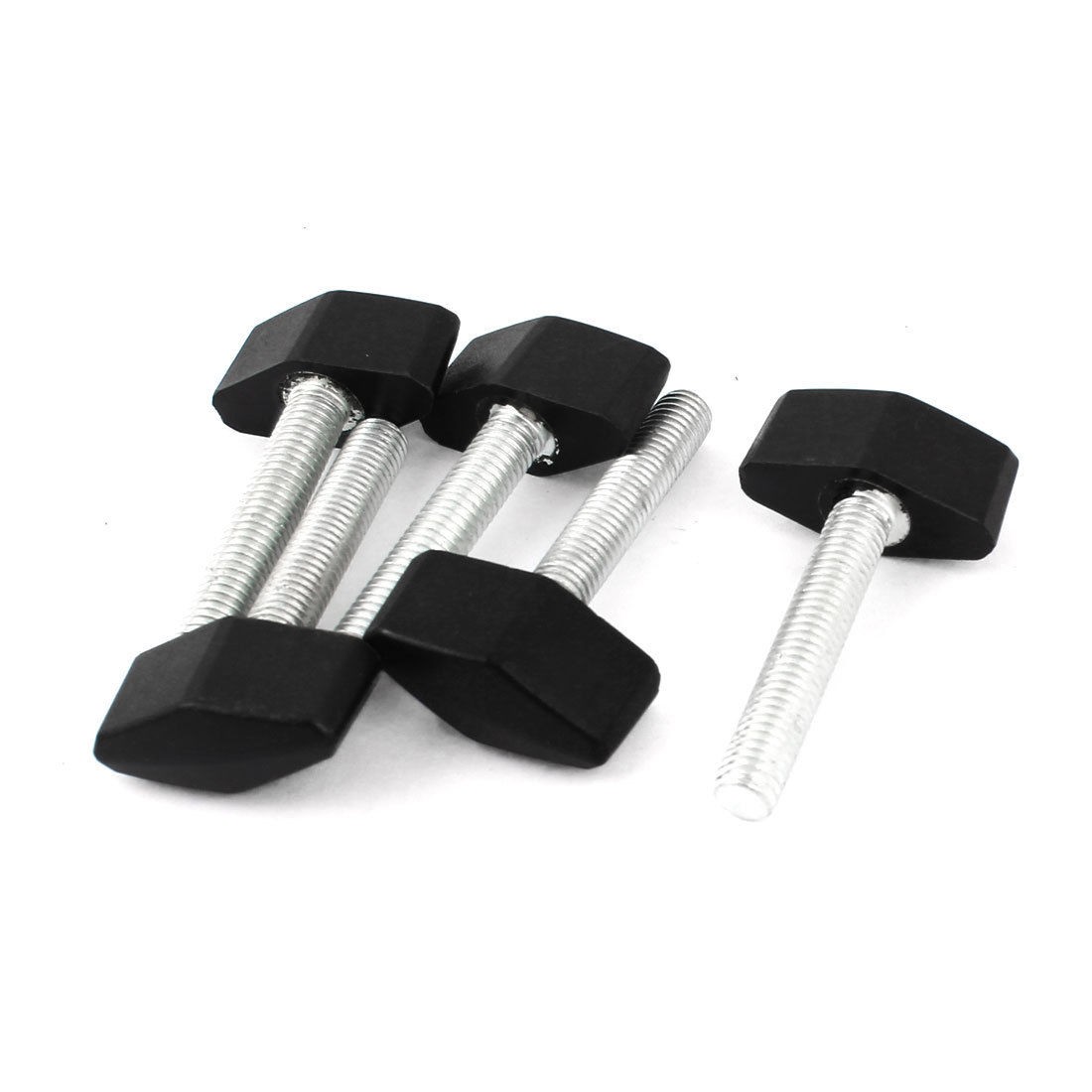 5pcs M8X45MM Thread Rotating Adjustable T Clamping Handle Screw Knob