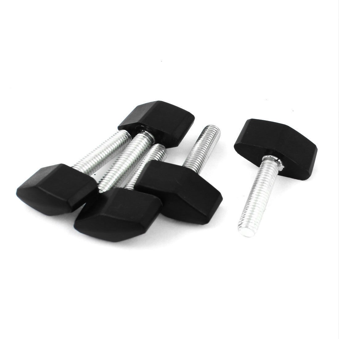 5pcs M8X35MM Thread Rotating Adjustable T Clamping Handle Screw Knob