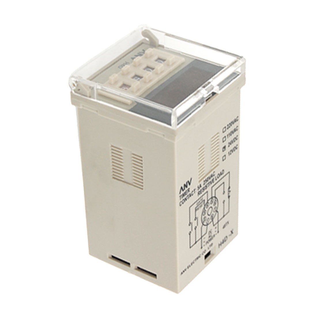 DC 24V 0 999 9 Second Digital Timer Time Delay Relay DPDT 8 Pin