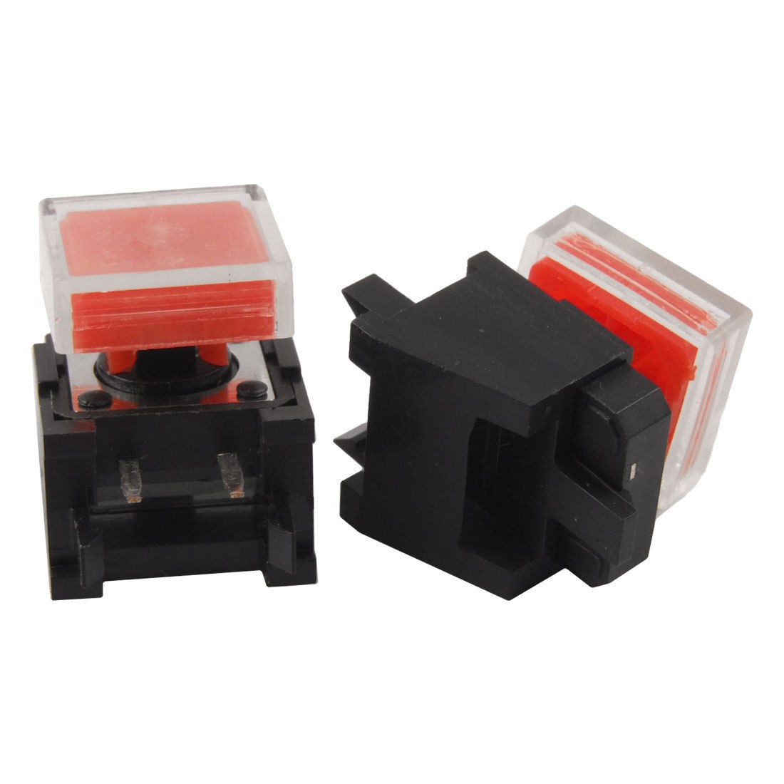 5X Momentary Tact Tactile Push Button Switch Right Angle 12 x 12mm x 7mm w Cap