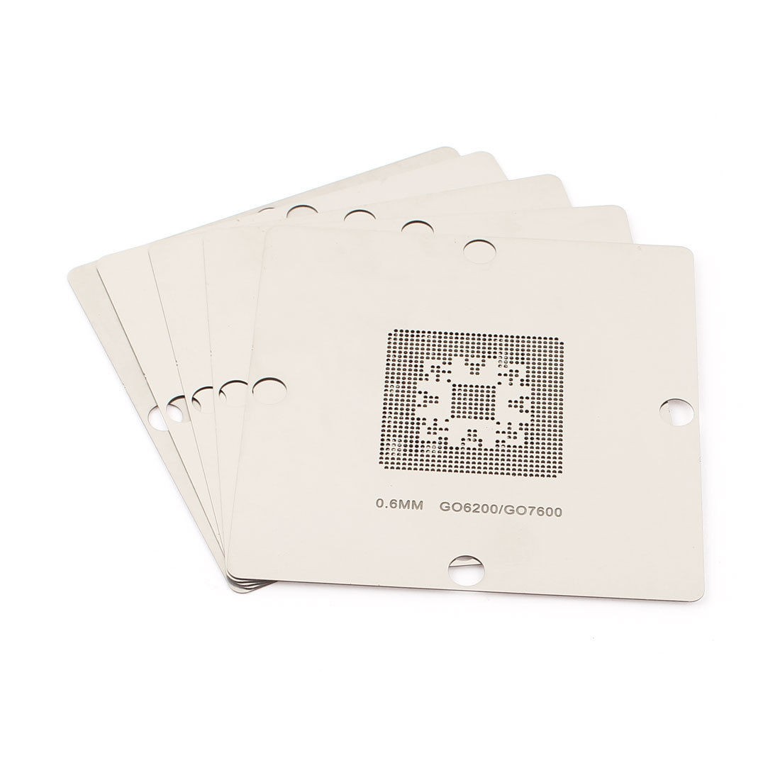 5pcs 80x80mm BGA Reball Reballing Universal Stencil Template for GO6200 GO7600