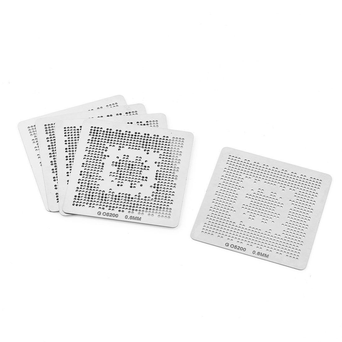 5pcs 35x35mm Rework BGA Reball Reballing Universal Stencil Template for GO5200