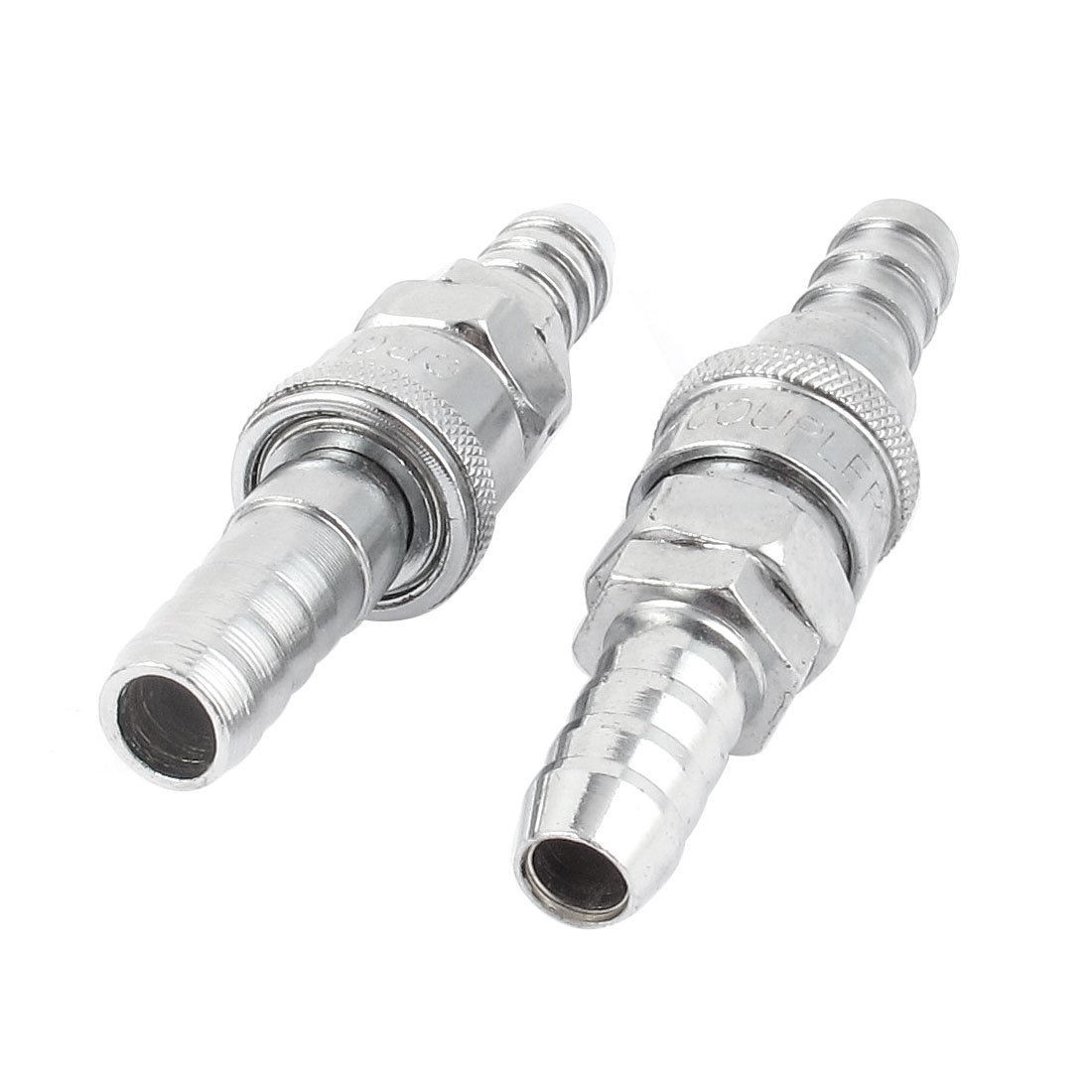 12mm Air Compressor Hose Coupling Fitting Quick Release Coupler Connector 2 Pcs