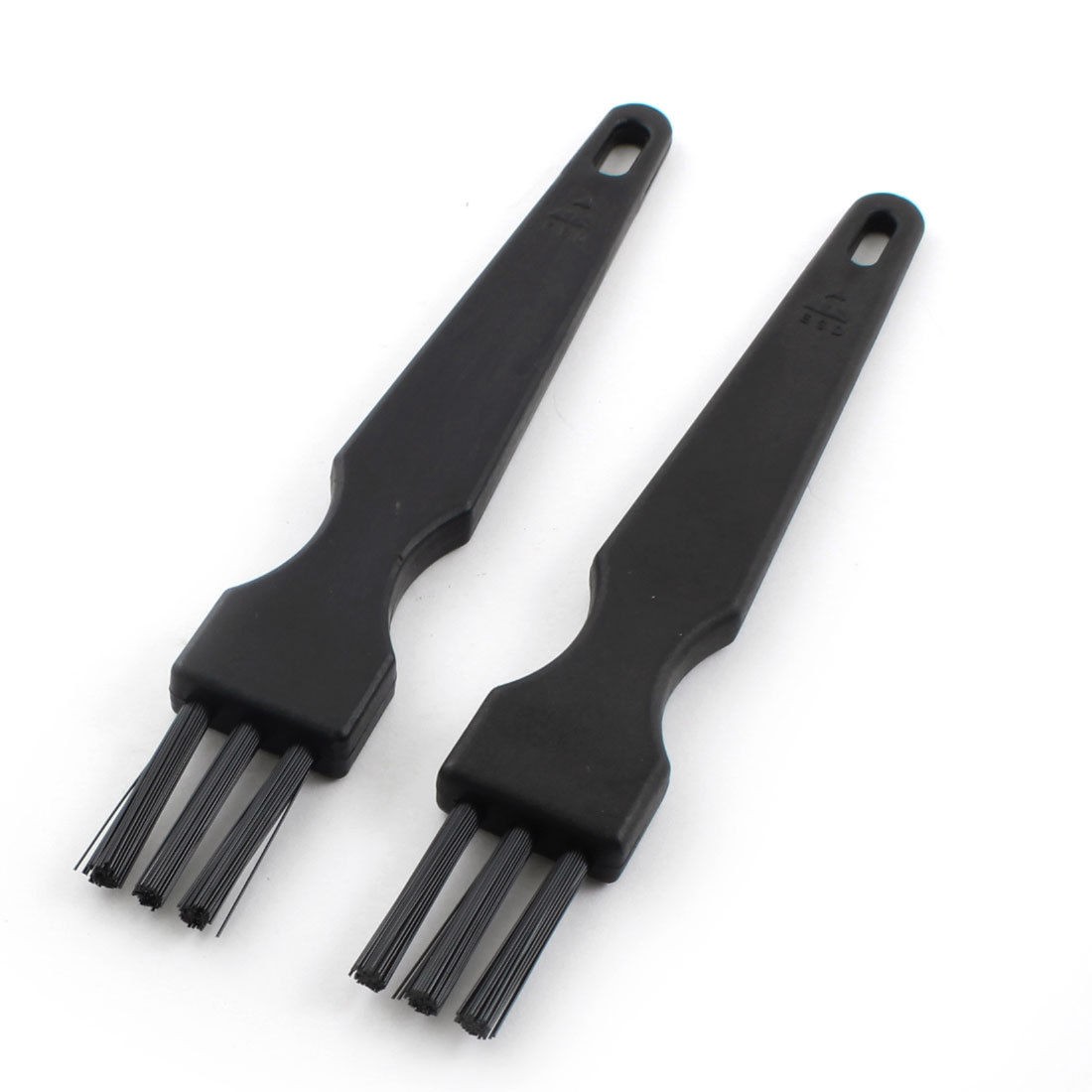 2pcs Black Plastic Conductive Ground Motherboard ESD Anti Static Brush