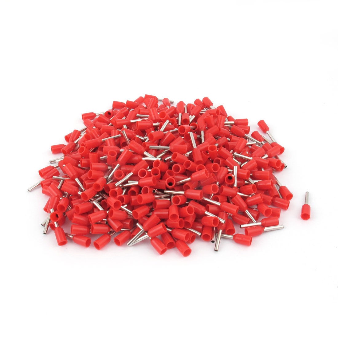 350 Pcs Wire Crimp Connector Terminal Insulated Ferrule Red E7508 20AWG 0 75MM2